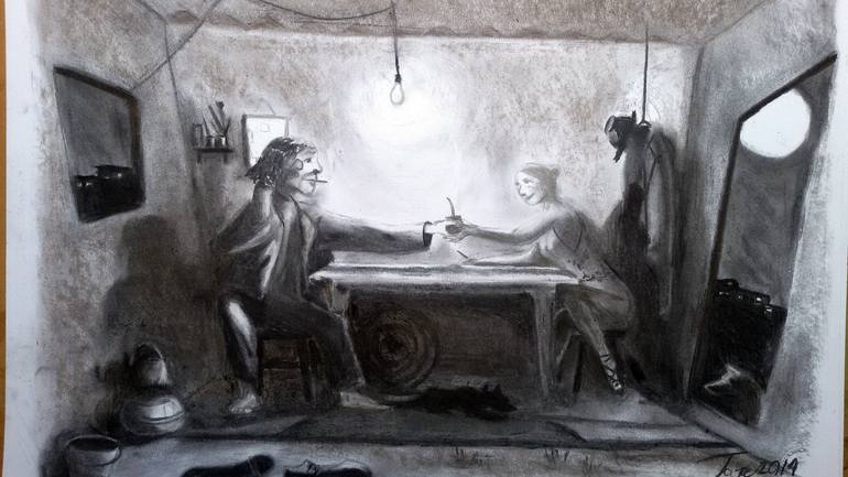 Original Figurative Pop Culture/Celebrity Drawing by José Sosa
