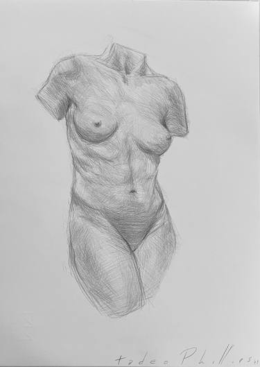 Original Fine Art Body Drawings by Tadeo Phillips