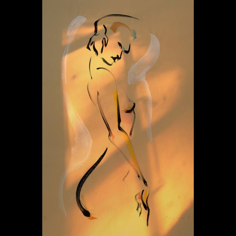 Original Figurative Nude Painting by Wayne Traudt