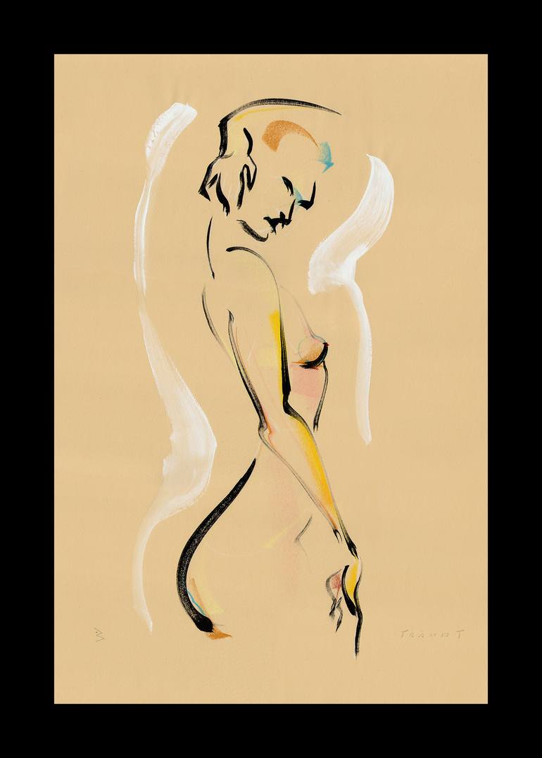 Original Figurative Nude Painting by Wayne Traudt