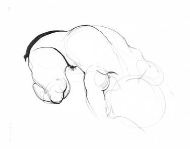 Print of Figurative Nude Drawings by Wayne Traudt