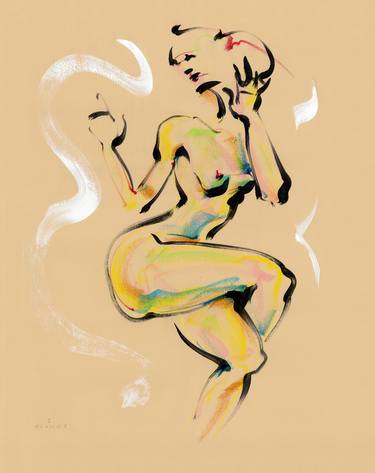 Print of Nude Paintings by Wayne Traudt