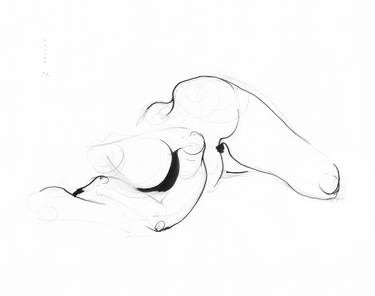 Print of Figurative Erotic Drawings by Wayne Traudt
