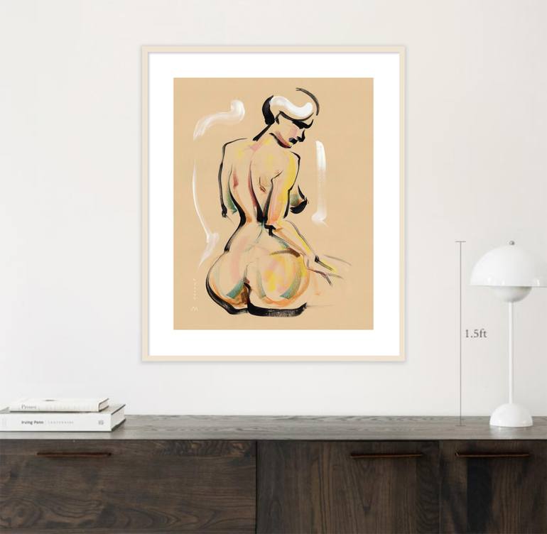 Original Figurative Nude Painting by Wayne Traudt