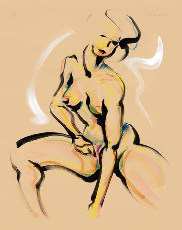 Print of Figurative Erotic Paintings by Wayne Traudt