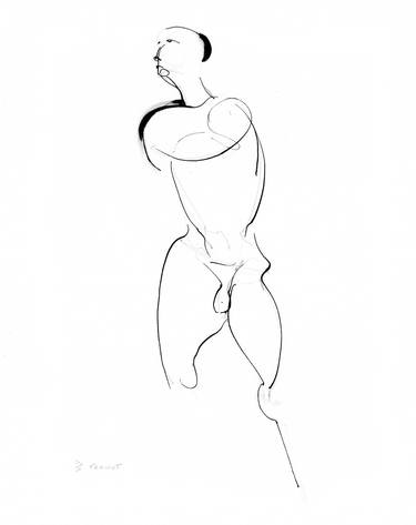 Print of Figurative Men Drawings by Wayne Traudt