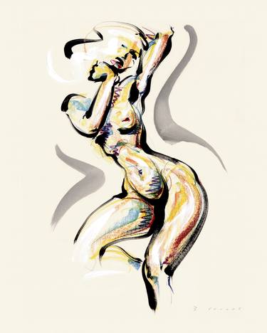 Print of Expressionism Body Paintings by Wayne Traudt