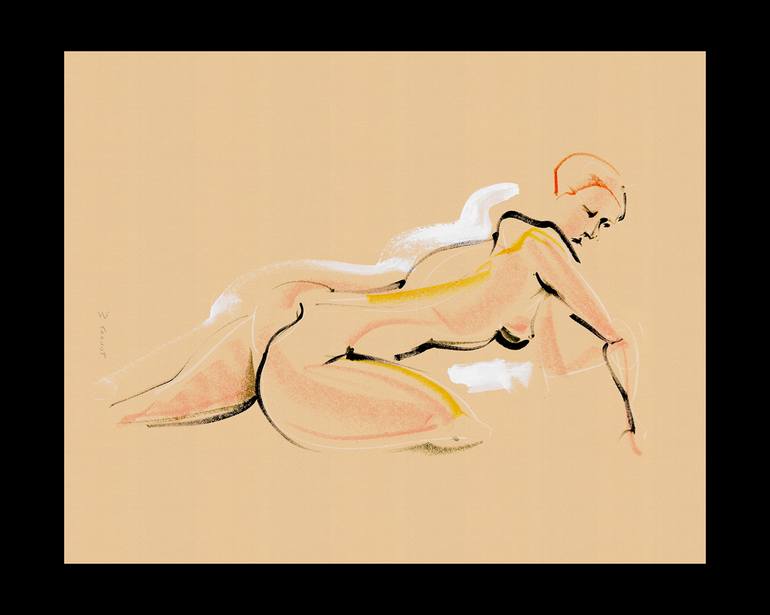 Original Figurative Nude Painting by Wayne Traudt