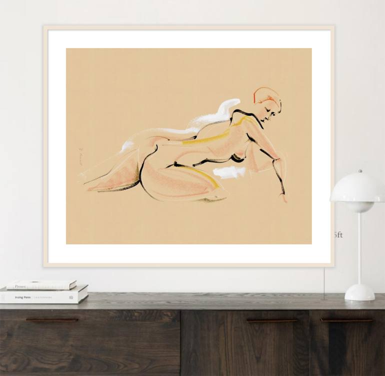 Original Figurative Nude Painting by Wayne Traudt