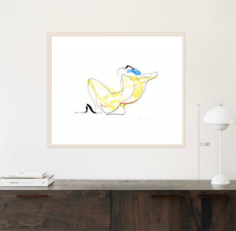 Original Figurative Nude Drawing by Wayne Traudt