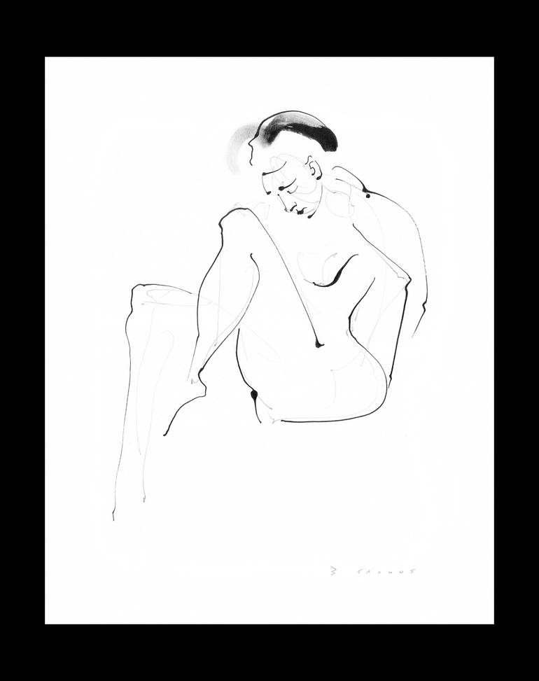 Original Figurative Women Drawing by Wayne Traudt