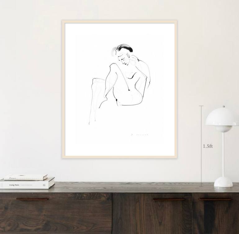 Original Figurative Women Drawing by Wayne Traudt