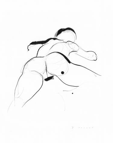 Print of Erotic Drawings by Wayne Traudt