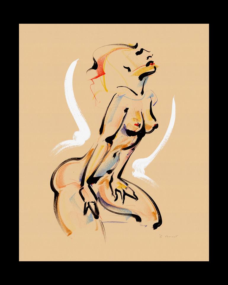 Original Figurative Nude Painting by Wayne Traudt