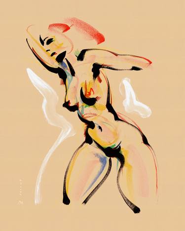 Print of Figurative Nude Paintings by Wayne Traudt