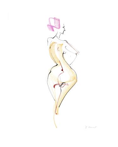 Print of Figurative Body Drawings by Wayne Traudt