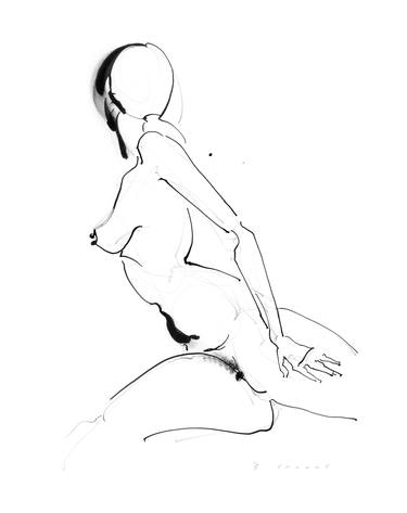 Print of Figurative Nude Drawings by Wayne Traudt