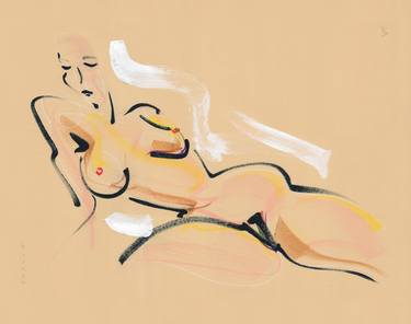 Print of Figurative Nude Paintings by Wayne Traudt