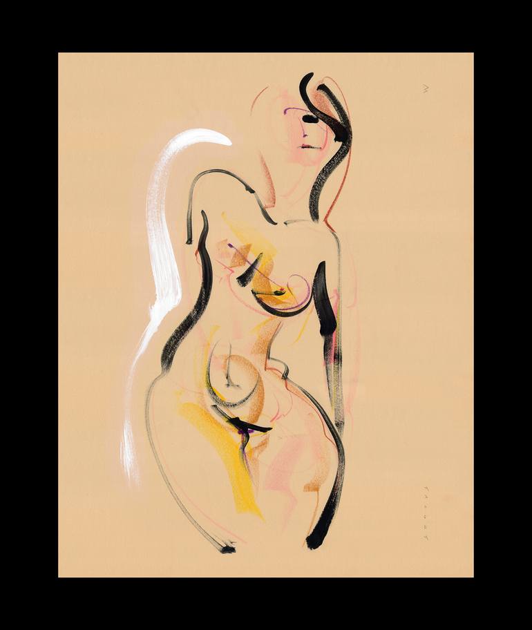 Original Figurative Nude Painting by Wayne Traudt