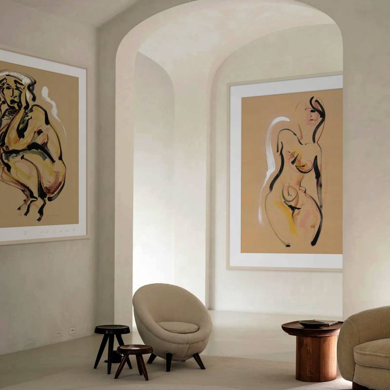 Original Nude Painting by Wayne Traudt