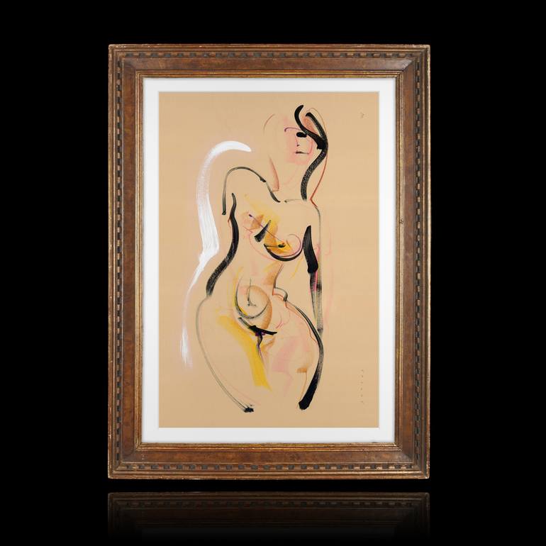 Original Figurative Nude Painting by Wayne Traudt