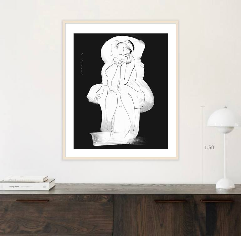 Original Figurative Nude Painting by Wayne Traudt