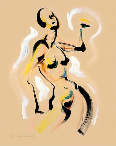 Print of Figurative Nude Paintings by Wayne Traudt