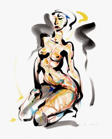 Print of Expressionism Nude Paintings by Wayne Traudt