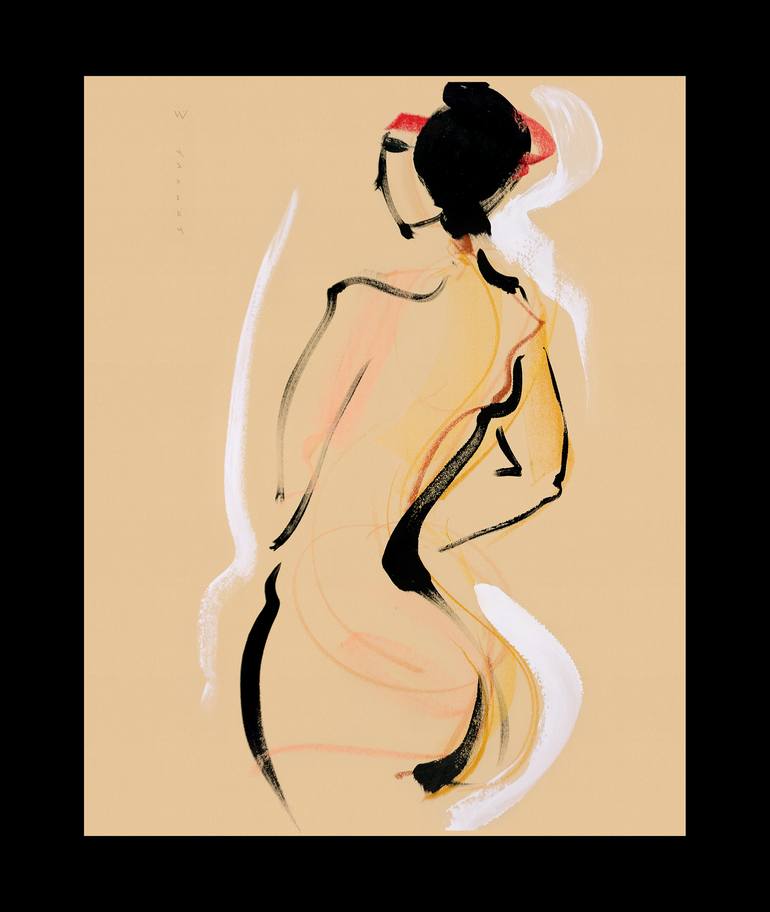 Original Contemporary Nude Painting by Wayne Traudt