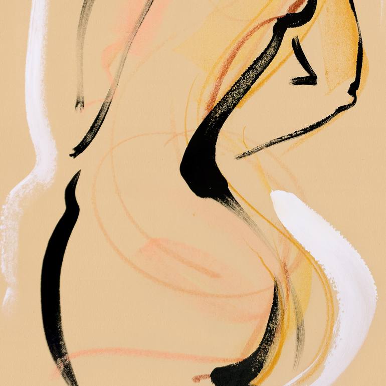 Original Contemporary Nude Painting by Wayne Traudt