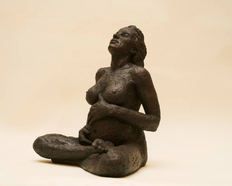 Original Figurative Family Sculpture by Celine Senlis