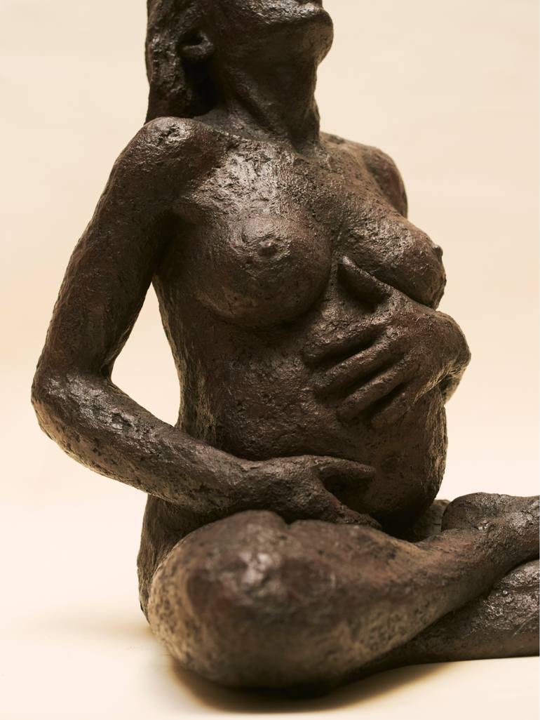 Original Figurative Family Sculpture by Celine Senlis