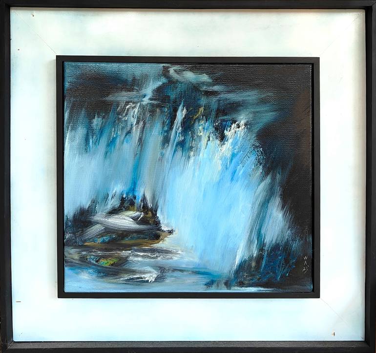 Original Abstract Expressionism Abstract Painting by Cheng Wei Chang