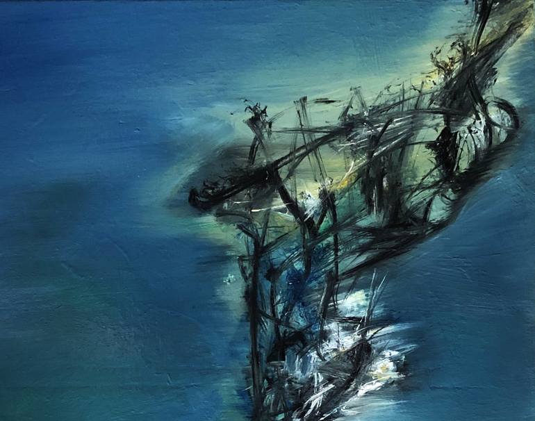 Original Abstract Painting by CHENG WEI CHANG