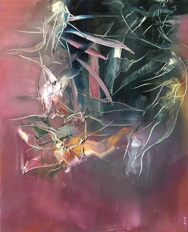 Original Abstract Expressionism Abstract Paintings by CHENG WEI CHANG