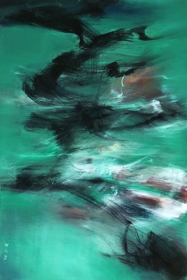 Original Abstract Expressionism Abstract Drawings by CHENG WEI CHANG