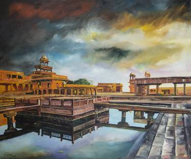 Print of Architecture Paintings by Prem Chokli