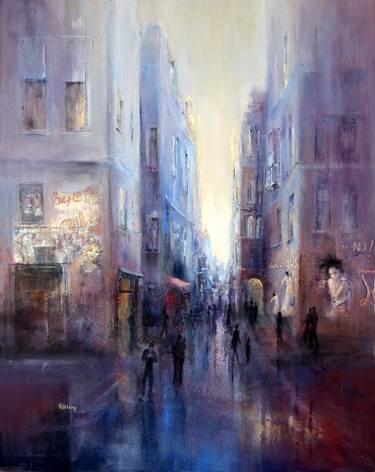Print of Cities Paintings by Christa Hillekamp