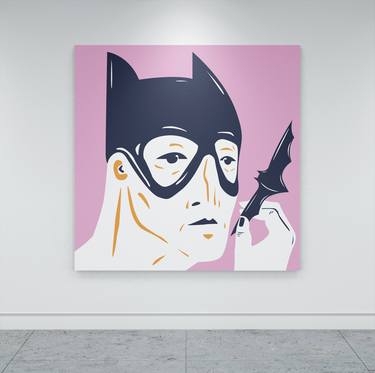 Original Minimalism Pop Culture/Celebrity Paintings by Artur Soletskyi