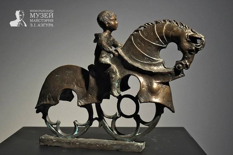 Original Modern Classical mythology Sculpture by Sergei Oganov