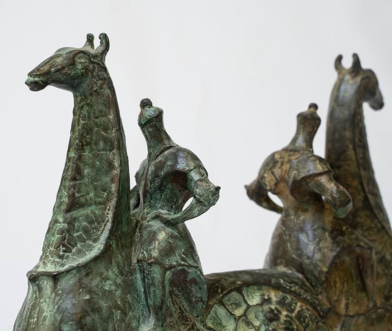 Original Figurative Horse Sculpture by Sergei Oganov