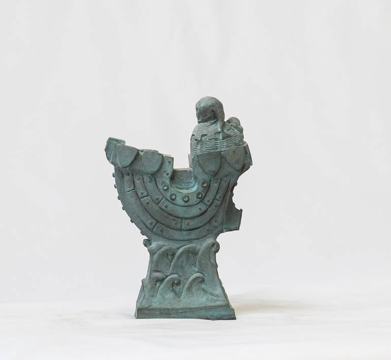 Original Figurative Travel Sculpture by Sergei Oganov