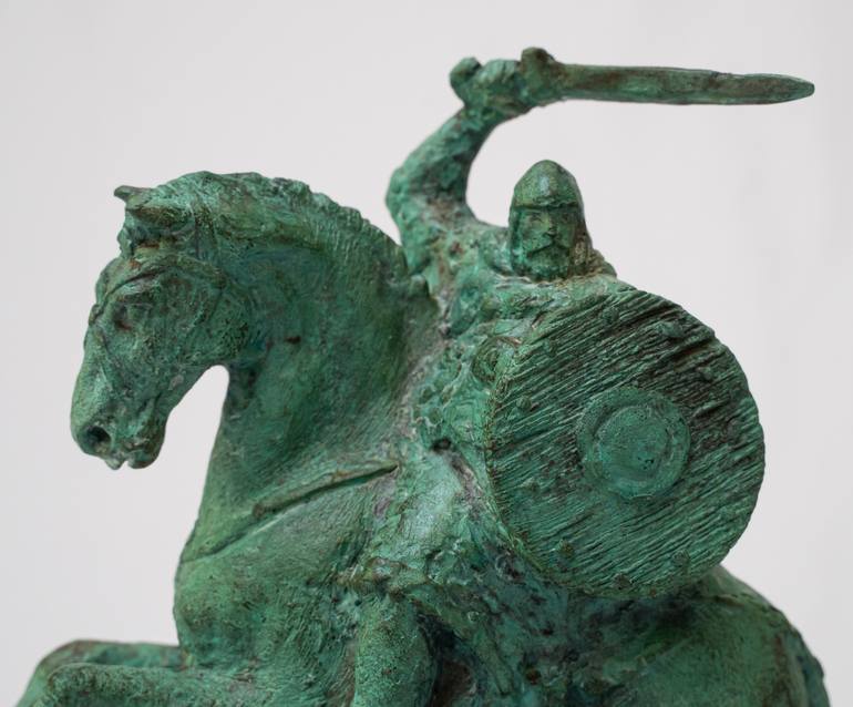 Original Figurative Horse Sculpture by Sergei Oganov