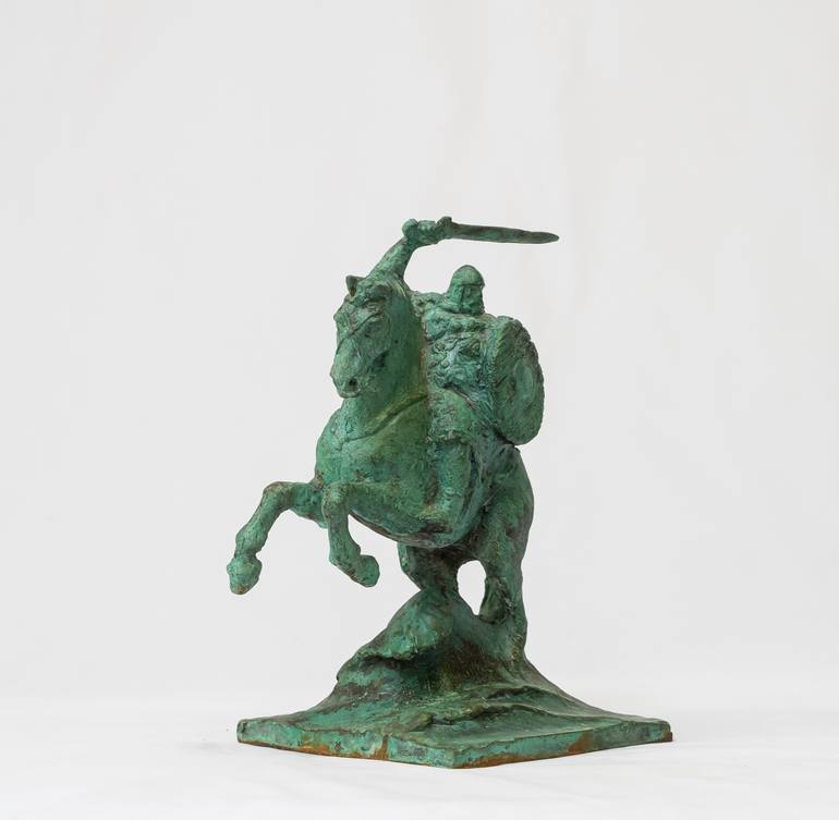 Original Figurative Horse Sculpture by Sergei Oganov