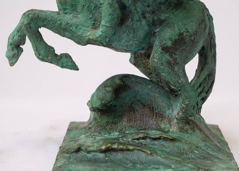 Original Figurative Horse Sculpture by Sergei Oganov
