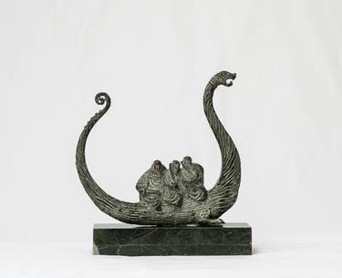 Saatchi Art Artist Sergei Oganov; Sculpture, “Dragon Ride” #art