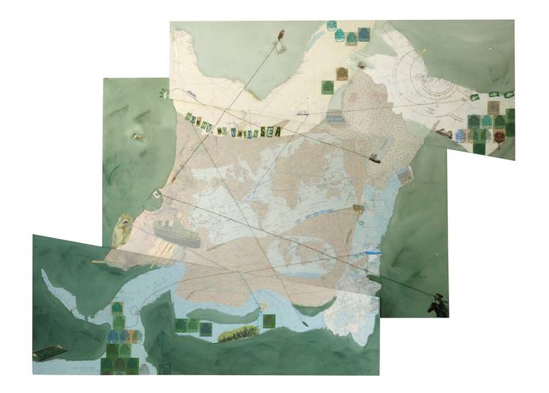 Original Conceptual Travel Paintings by Karin Schäfer