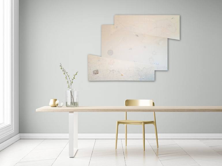 Original Abstract Travel Painting by Karin Schäfer