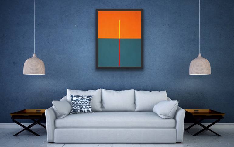 Original Conceptual Abstract Painting by Nigel S Rogers