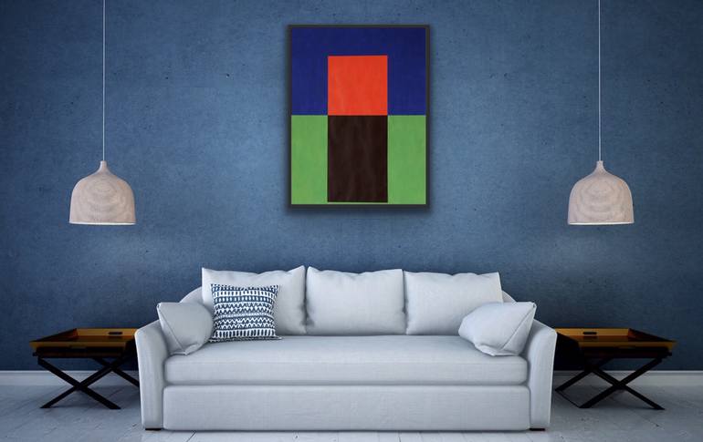 Original Conceptual Abstract Painting by Nigel S Rogers